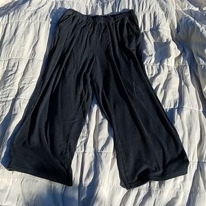 Women Within 1X 22/24 Charcoal knit pants